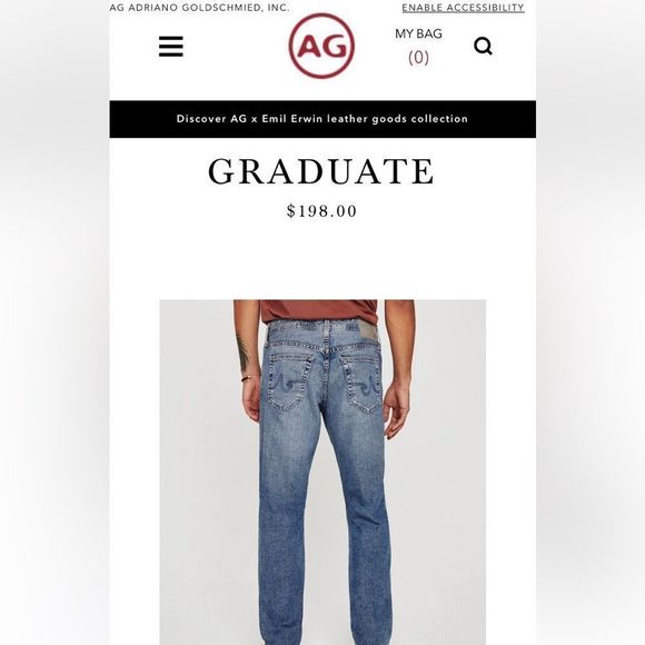 2 pairs AG denim jeans - Picture 3 of 16